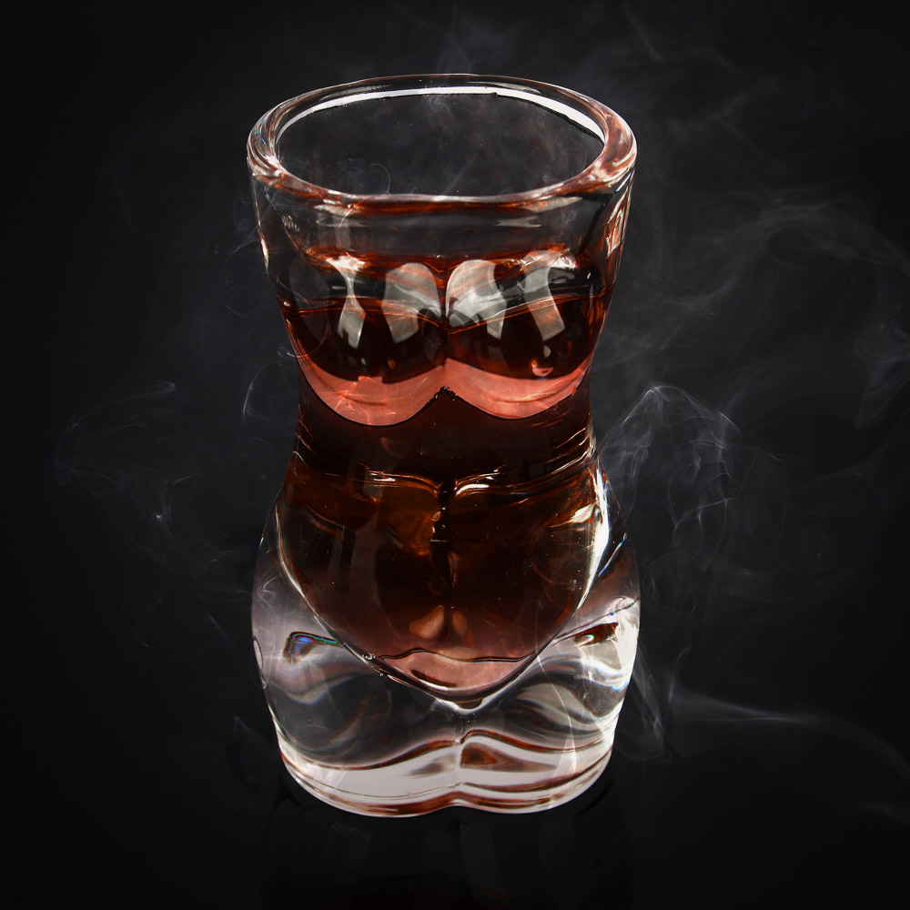 Стопка фигурная, стекло, 8 см, 30 мл, арт.№ 531-012