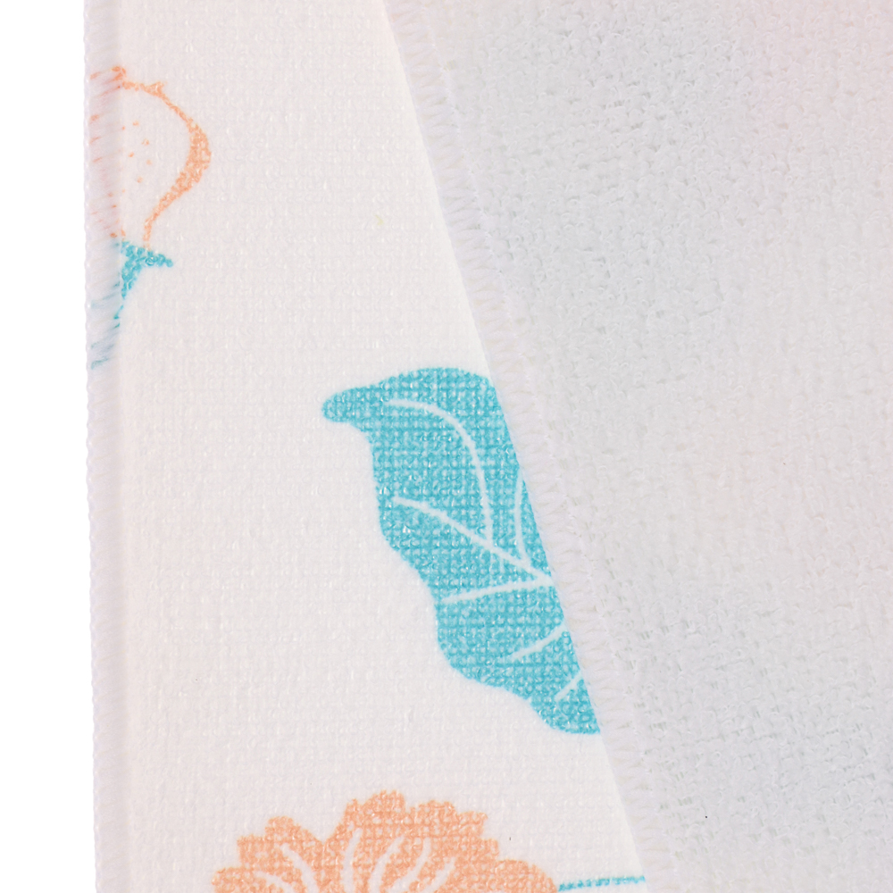 VETTA Салфетка для сушки посуды из микрофибры, "Цветы", 38x50см, 300г/кв.м, 1 дизайн, арт.№ 485-158