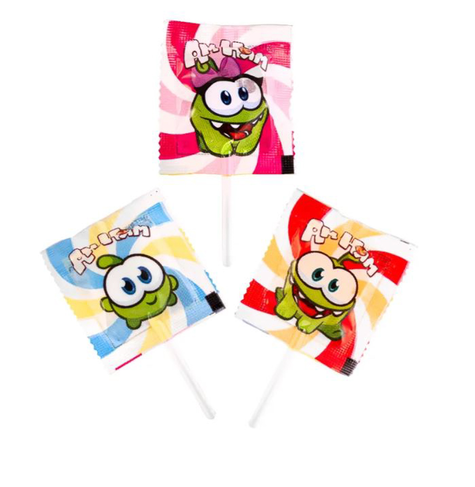 SWEET POPS Карамель круглая на палочке в ассортименте, 10 г., арт.№ 347-020