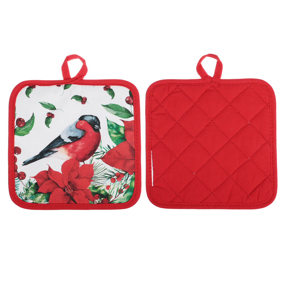 PROVANCE Винтер Прихватка, 100% хлопок, 18х18см, красный, арт.№ 492-168