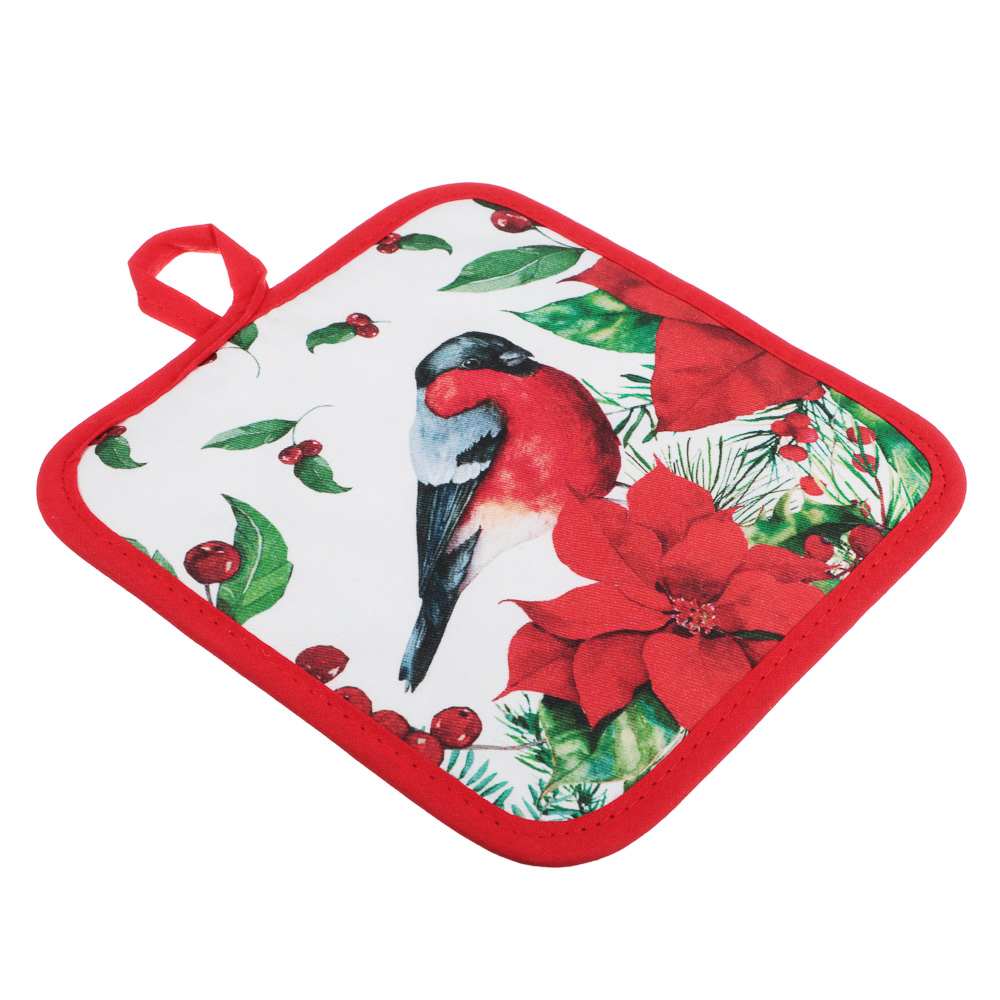 PROVANCE Винтер Прихватка, 100% хлопок, 18х18см, красный, арт.№ 492-168