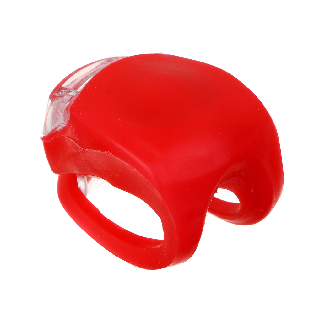 SILAPRO Мини-фонарь велосипедный, 3 режима, 2 LED, 2хAG10 (в комплекте), 2 цвета, арт.№ 195-016