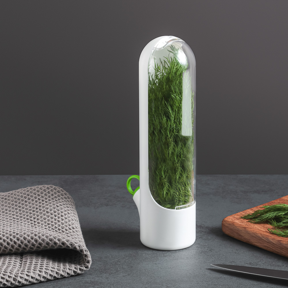 SATOSHI Контейнер для хранения зелени в холодильнике 25 см, пластик, арт.№ 881-010