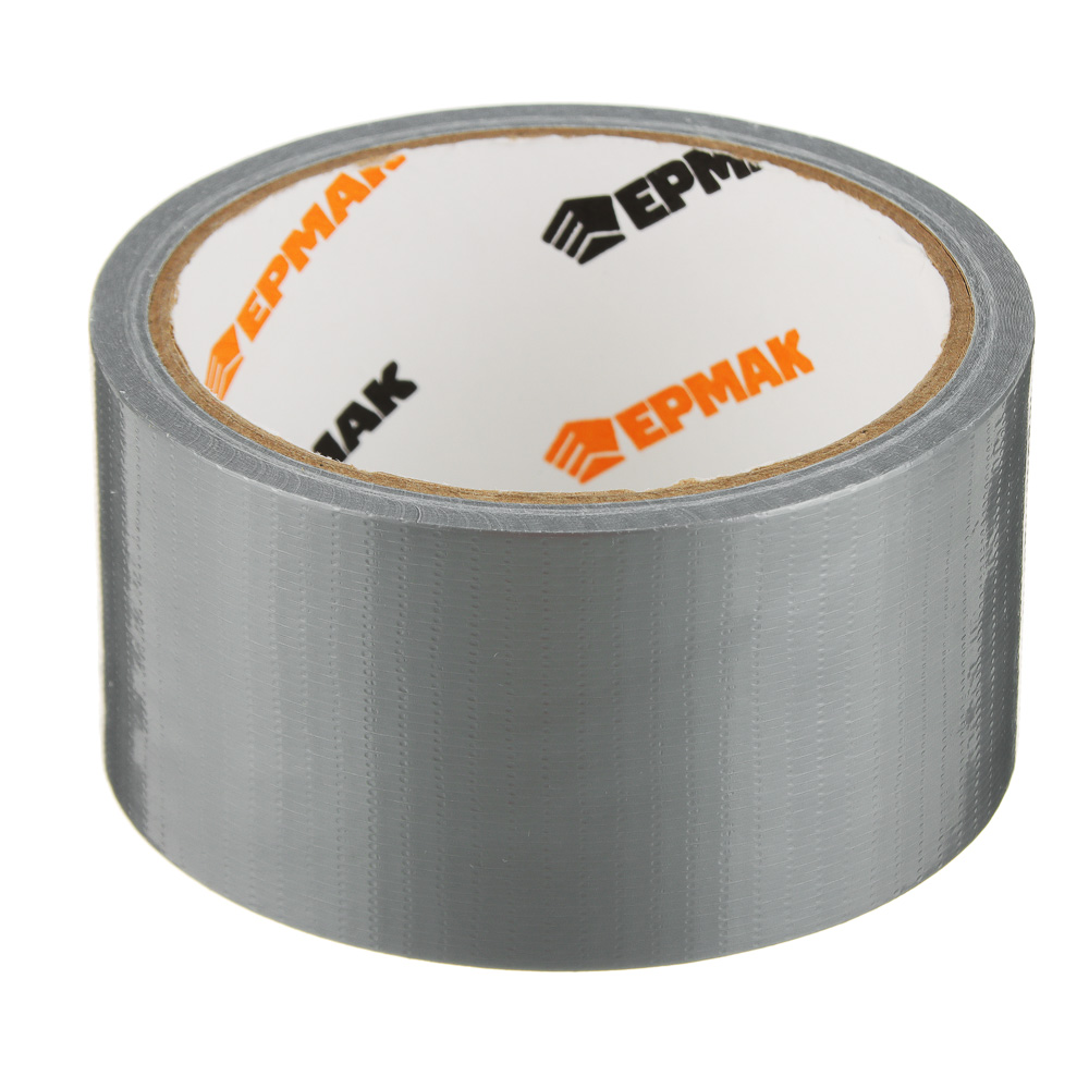 ЕРМАК Клейкая лента армированная серебряная 48мм х 10м, (инд.упаковка), арт.№ 472-047