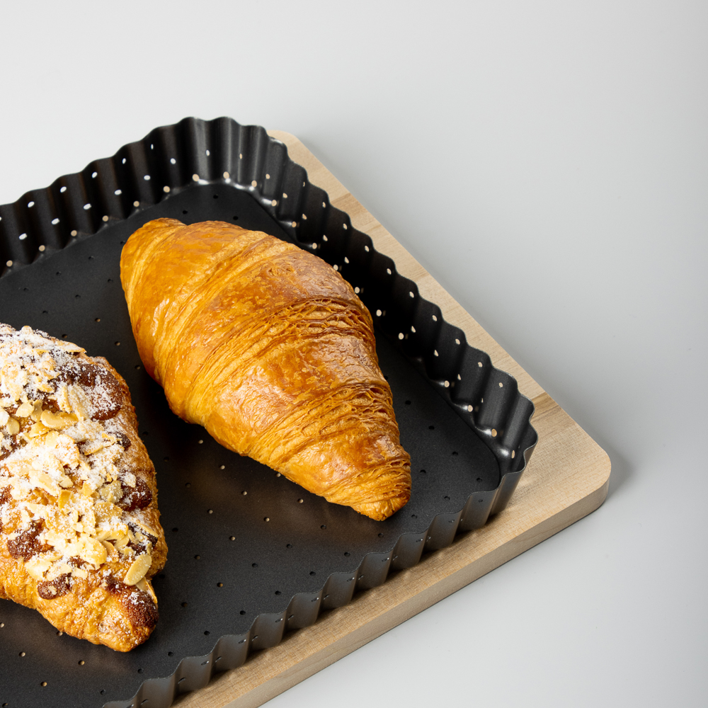 VETTA Форма для выпечки перфорированная 31x21х3см, съемное дно, угл.сталь, антипригарное покрытие, арт.№ 849-004