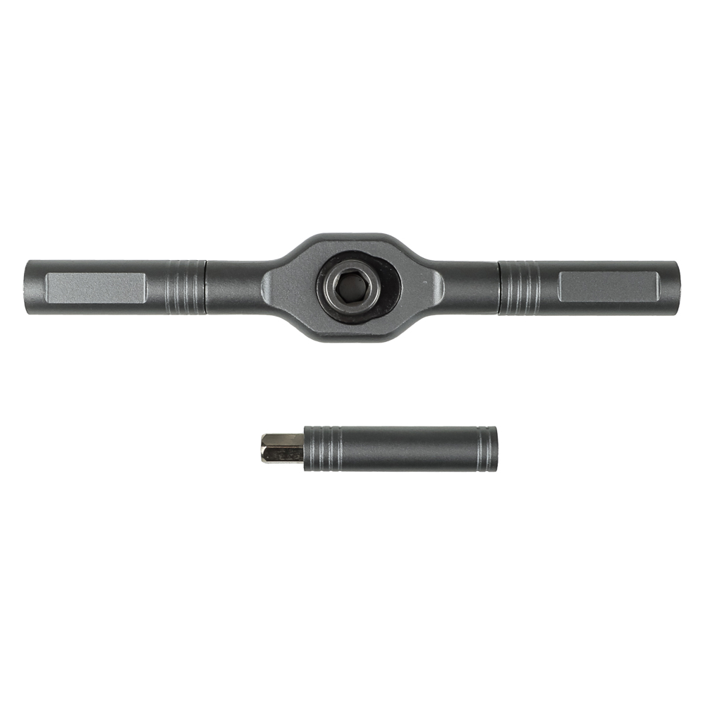 Отвертка-вороток тм ЕРМАК, Т-образная с трещоточным механизмом и набором бит (24шт), арт.№ 651-268