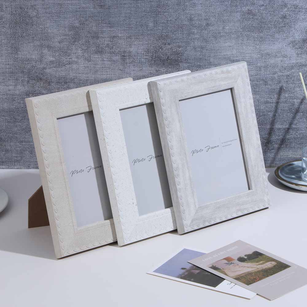 Фоторамка, 10х15 см, полистирол, 3 дизайна, арт.3-17, арт.№ 520-872