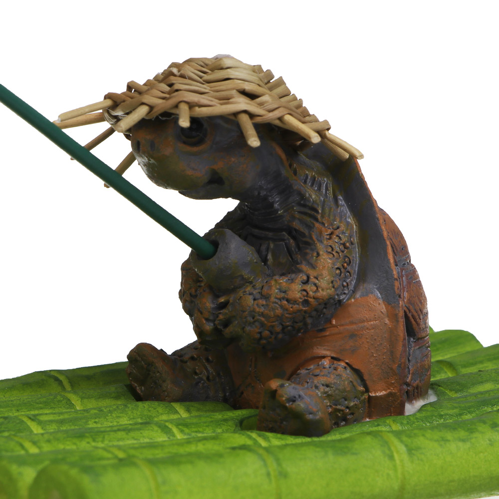 Фигурка для украшения пруда "Черепаха" тм INBLOOM, 11,5 см, ПВХ, полистоун, арт.№ 171-032