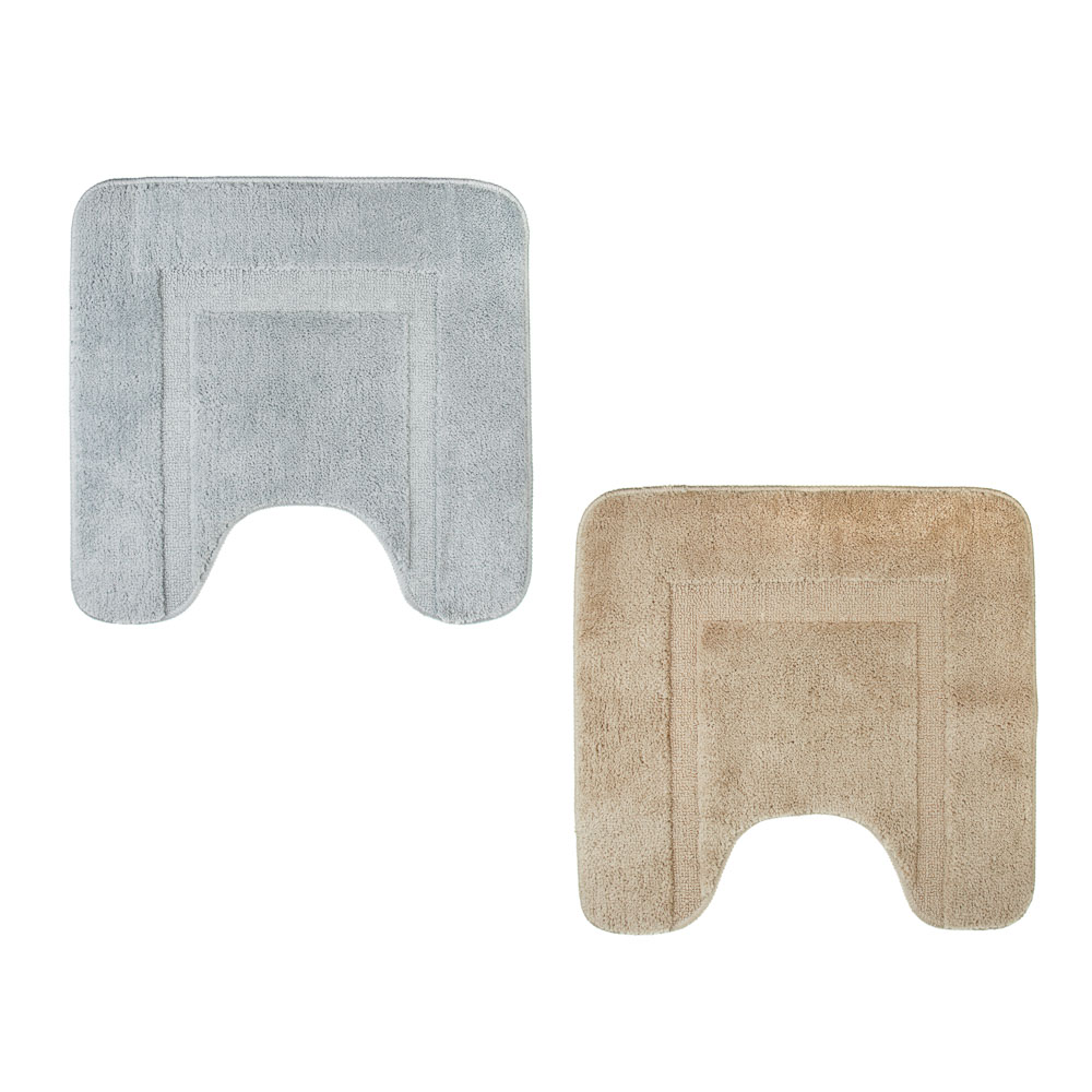 Коврик для туалета тм VETTA Ардеа, 50х50 см, микрофибра, 2 цвета, арт.№ 462-659