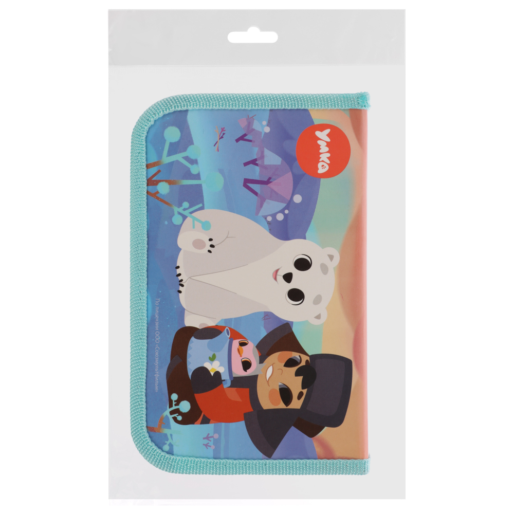 Пенал школьный жесткий прямоугольный 19х11,5 см УМКА, 1 отделение, ламинированный картон, арт.№ 805-049