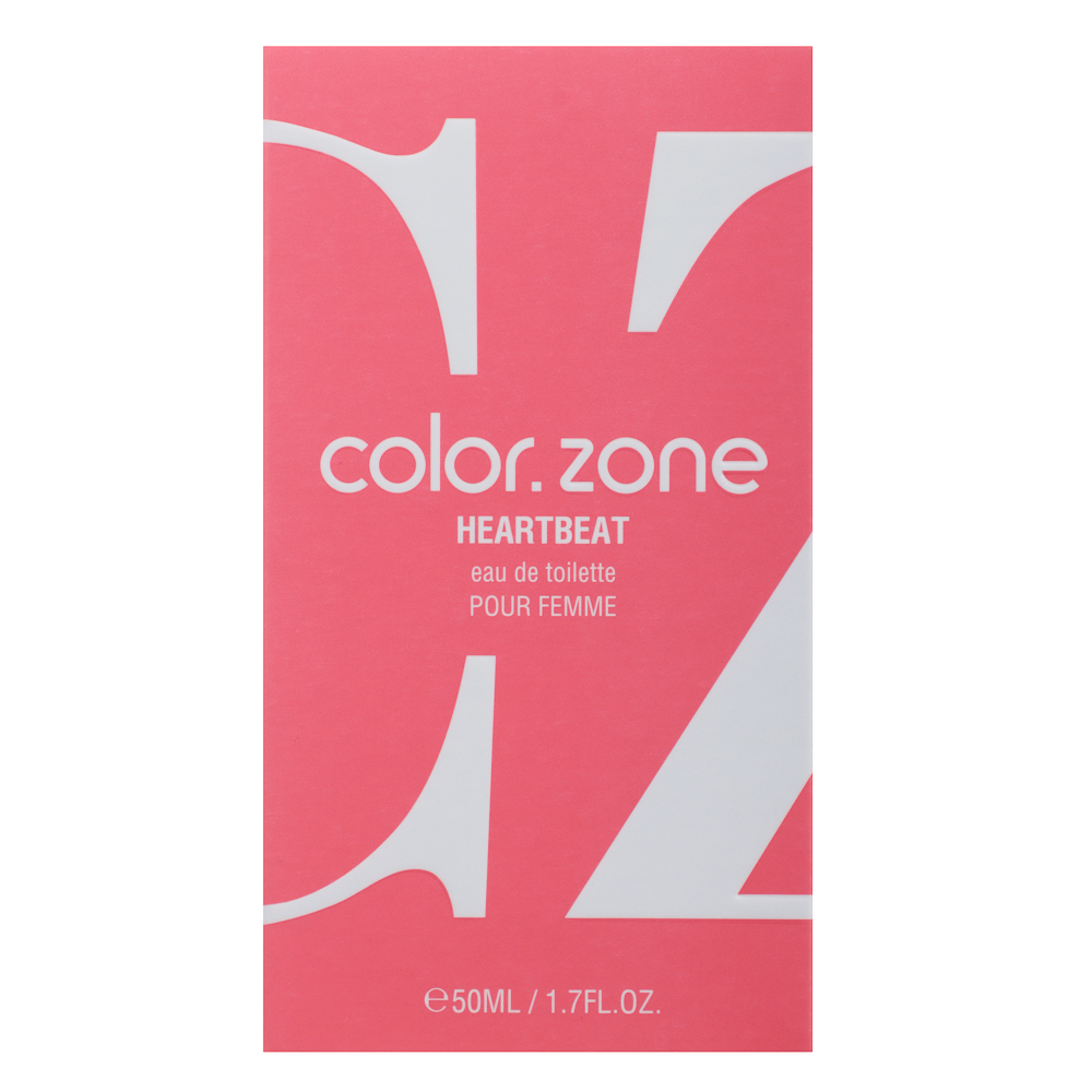 Туалетная вода женская тм UNIQUE color.zone Heartbeat, 50 мл, арт.№ 313-375