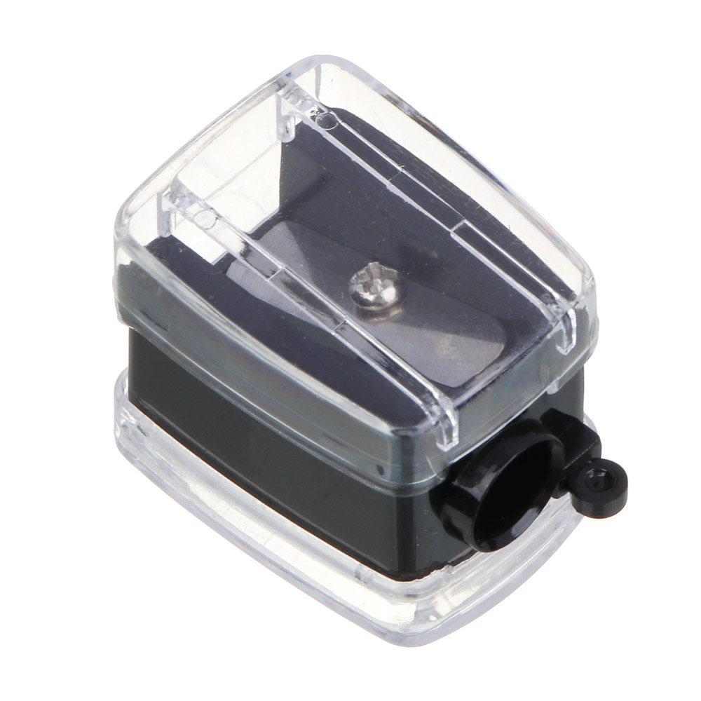 ЮНИLOOK Точилка для косметических карандашей 3,2х2,3х2 см, PS, черный, ВЗ24-22, арт.№ 357-308