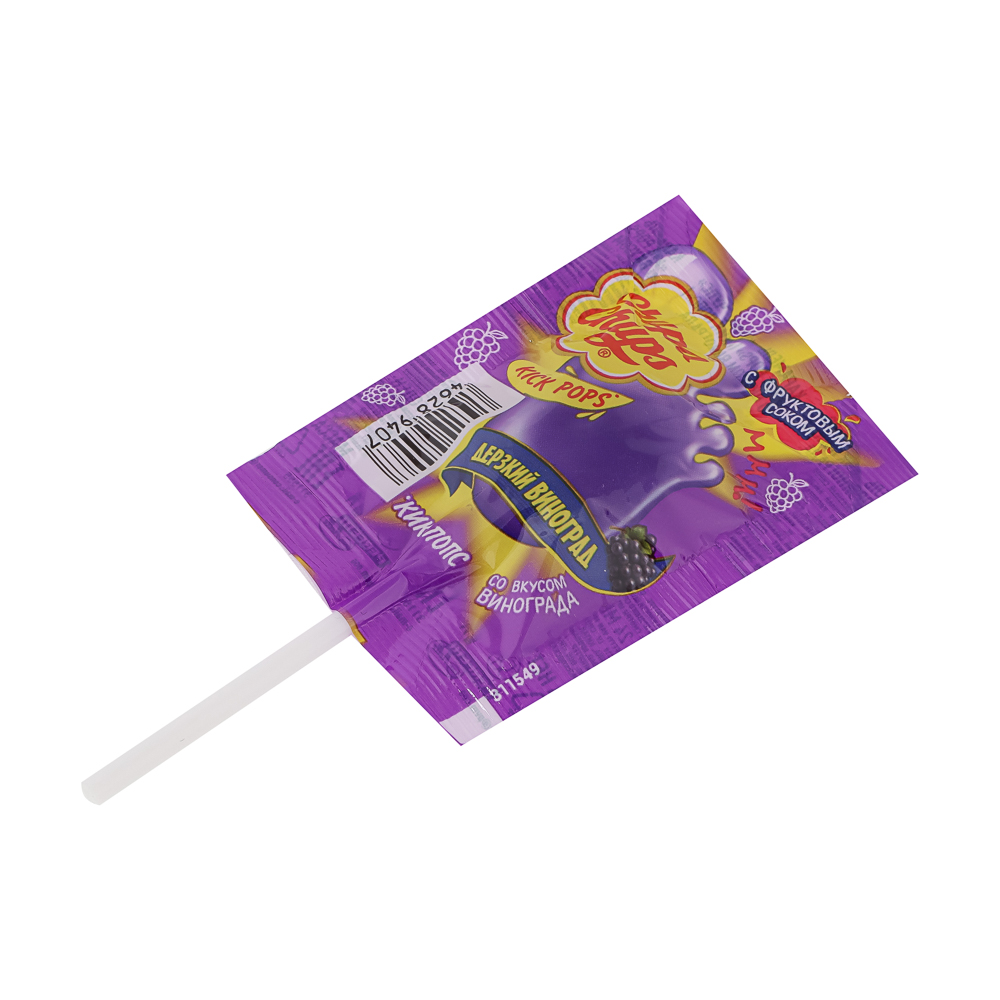 Карамель Chupa Chups Kick Pops, 9 г, арт.№ 347-594