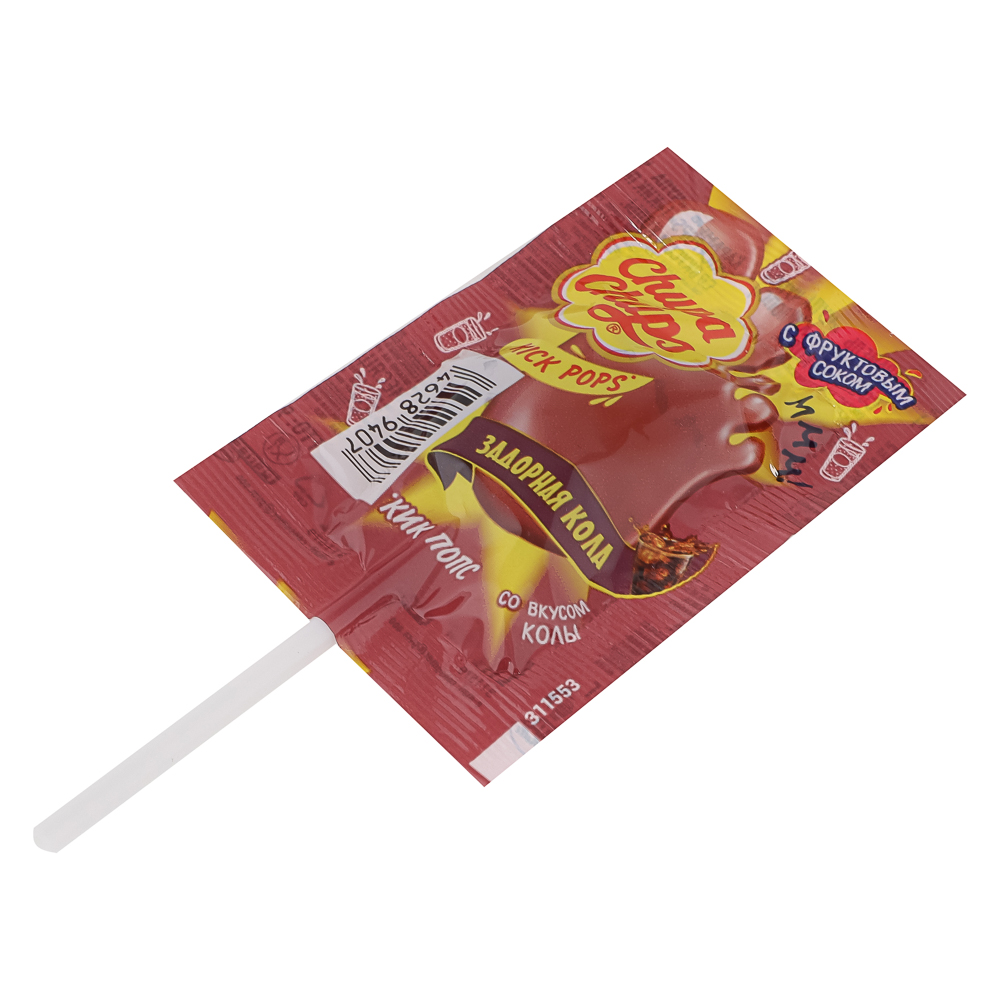 Карамель Chupa Chups Kick Pops, 9 г, арт.№ 347-594