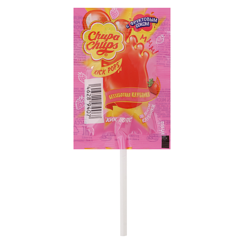 Карамель Chupa Chups Kick Pops, 9 г, арт.№ 347-594