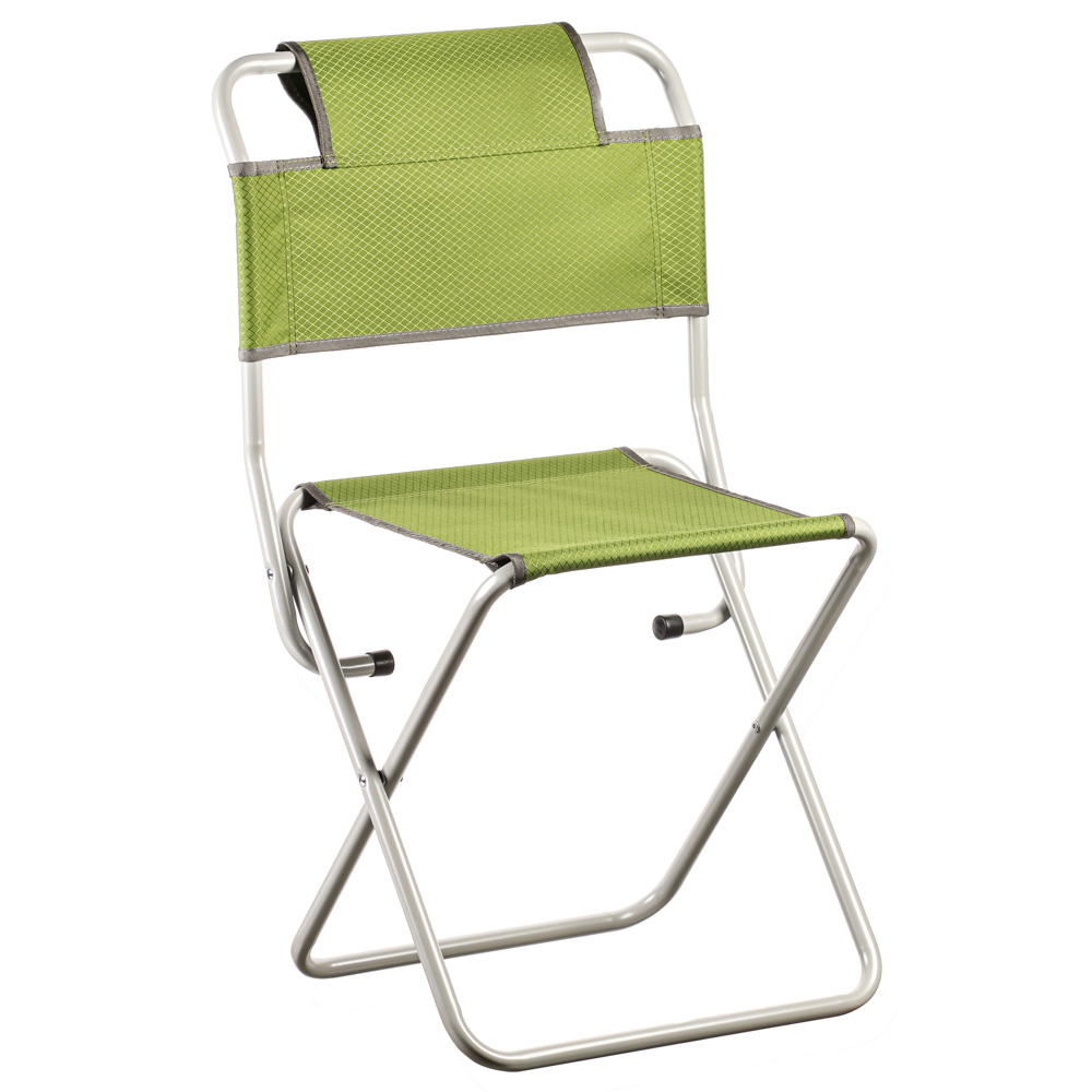 Стул туристический тм РУССО ТУРИСТО, со спинкой, до 100кг, высота 45см, сталь, d19 мм, арт.№ 121-089