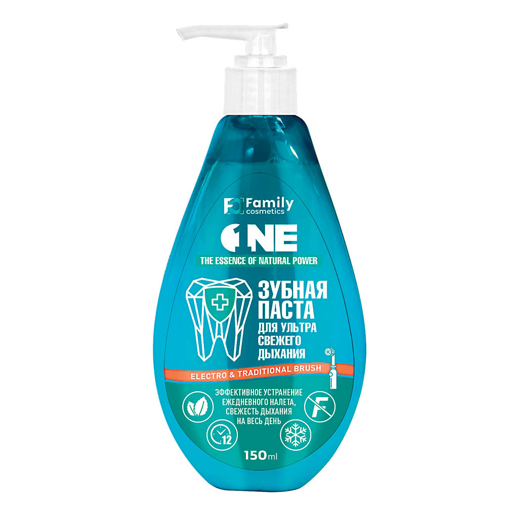 Зубная паста Family Cosmetics, 3 вида, 150мл, арт.№ 981-109