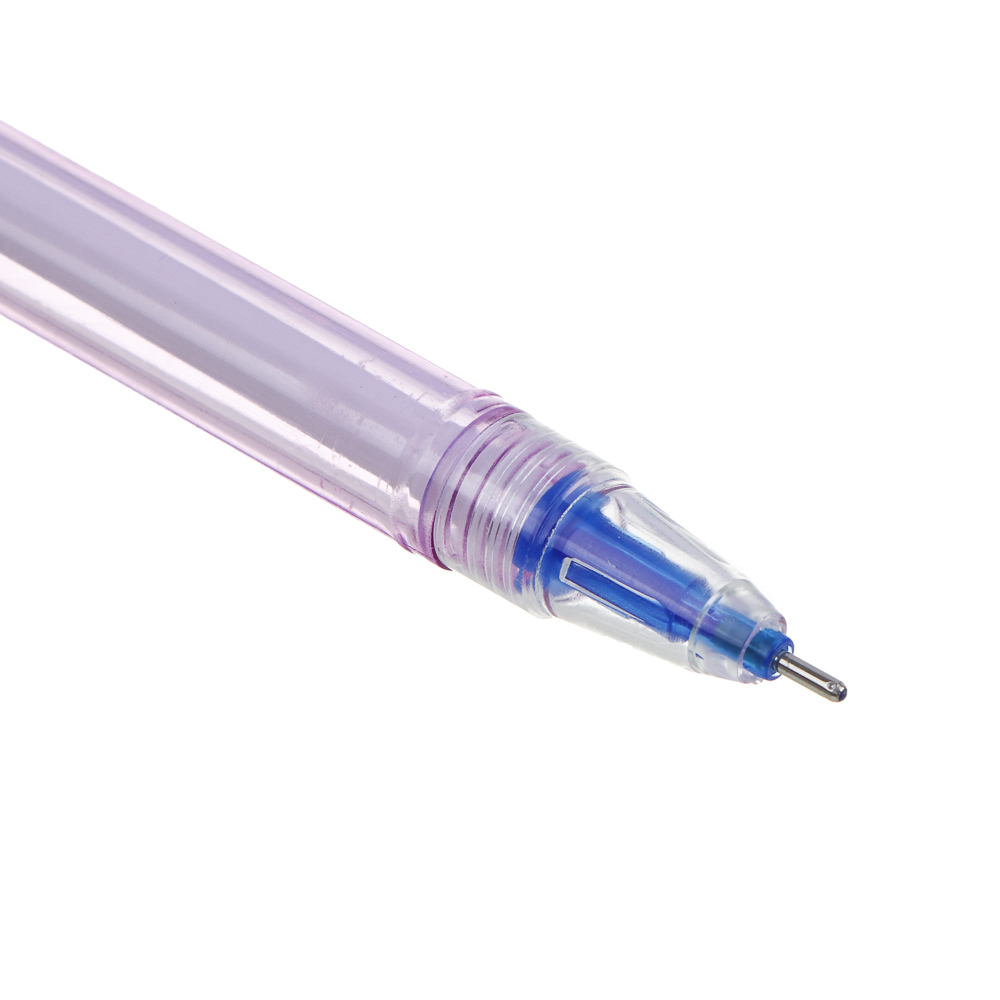 Ручка гелевая "Пиши - стирай" синяя, с фигуркой и подвесом, корпус 17 см, 4 дизайна, арт.№ 591-009