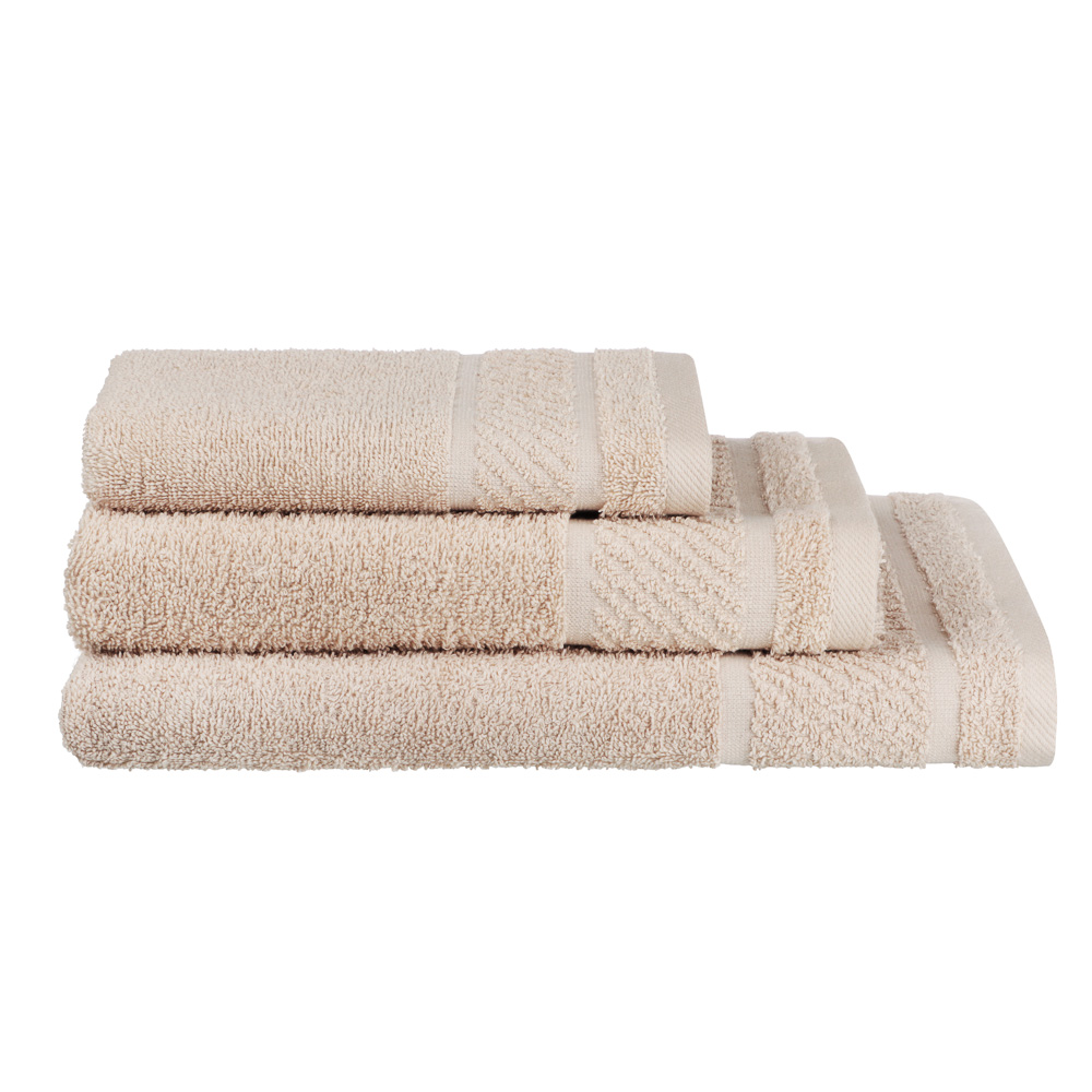 PROVANCE Виана Полотенце махровое, 100% хлопок, 30х70см, 450гр/м, бежевый, арт.№ 484-015