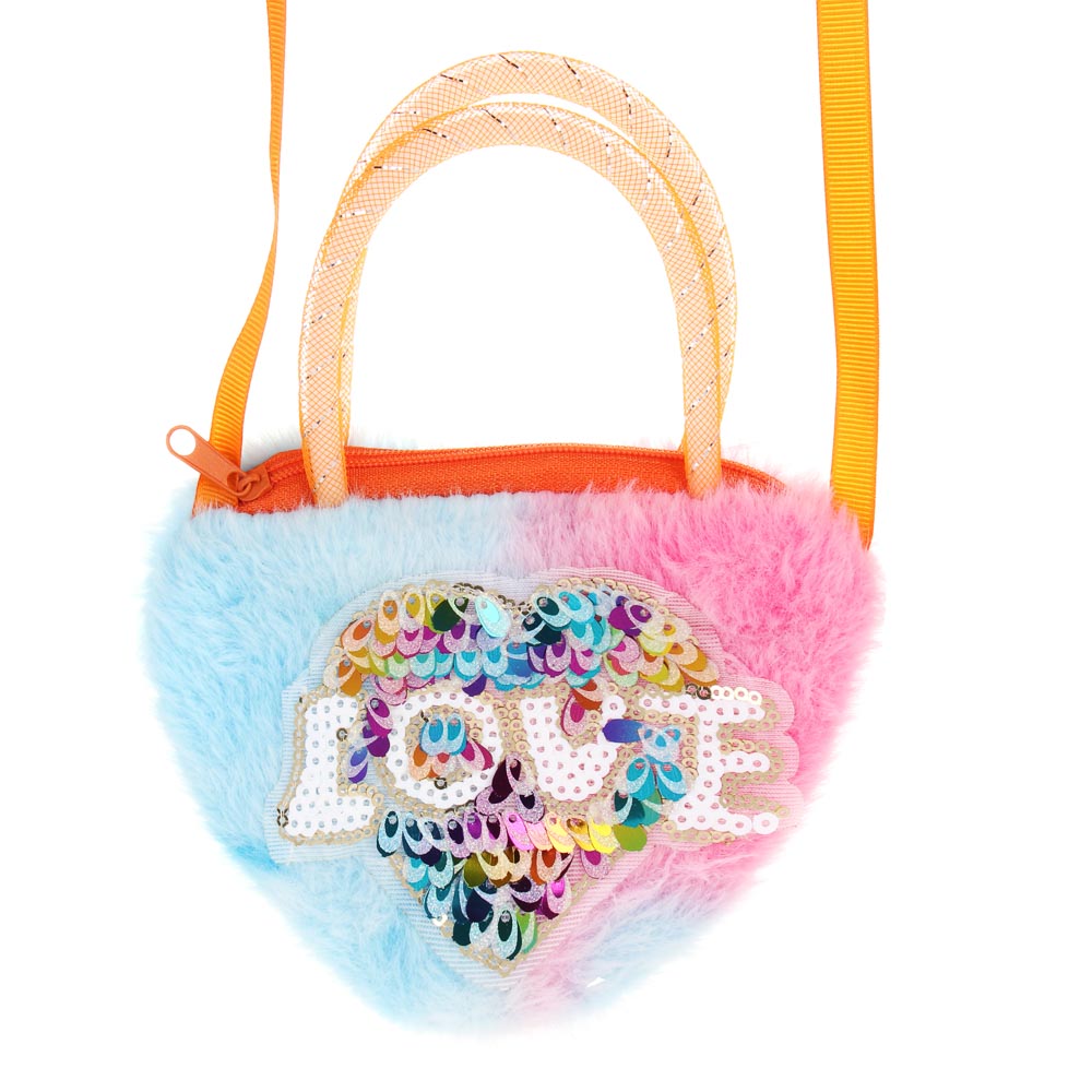 Сумка детская мягкая "Малышка", полиэстер, тм ИГРОЛЕНД  13,5х13,5 см, арт.№ C46-007