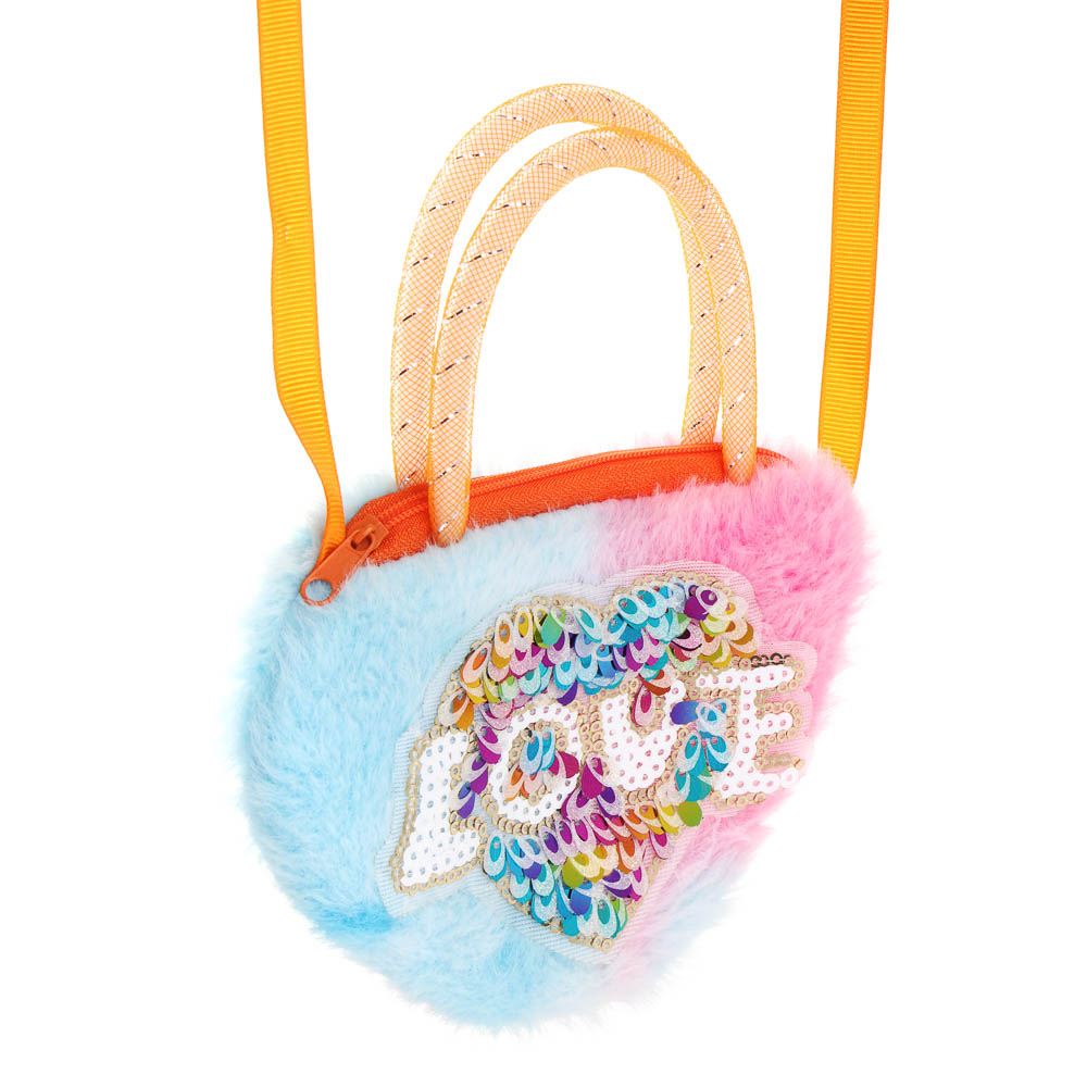 Сумка детская мягкая "Малышка", полиэстер, тм ИГРОЛЕНД  13,5х13,5 см, арт.№ C46-007