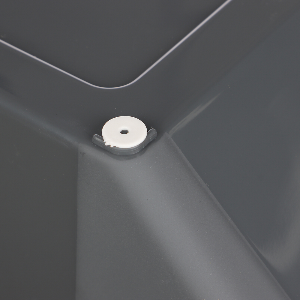 Контейнер для овощей, 35х25,5х19 см, 11л, пластик, цвет серый, арт.№ 422-055