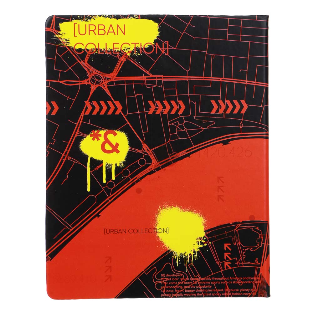 Дневник школьный 48 листов формат А5+ "Урбан коллекшн", 20,8х16,5 см, твердая обложка искусственная кожа с цветной печатью, закладка, арт.№ 564-047