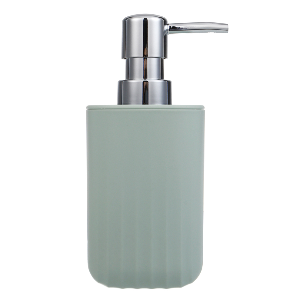 Диспенсер для жидкого мыла тм VETTA Сидней, 250мл, пластик, PP, оливковый, 7x16см, арт.№ 463-574