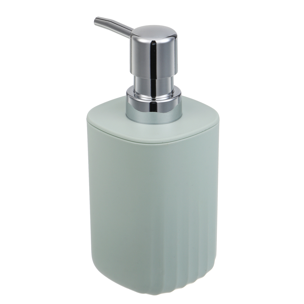 Диспенсер для жидкого мыла тм VETTA Сидней, 250мл, пластик, PP, оливковый, 7x16см, арт.№ 463-574