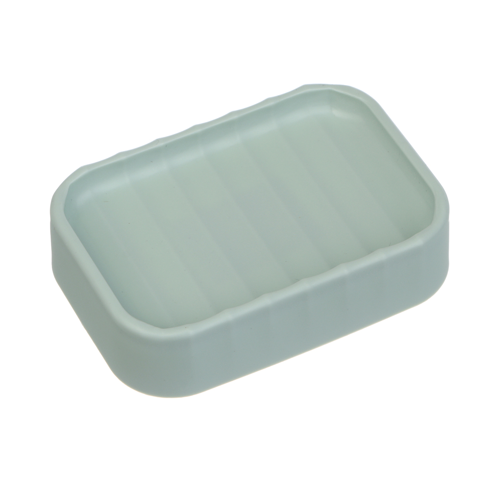 Мыльница тм VETTA Сидней, пластик, PP, оливковый, 11,4x7,3x2,8см, арт.№ 463-576