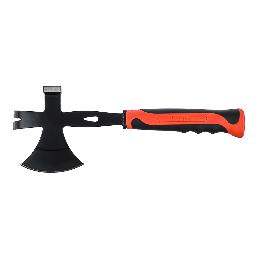 ЕРМАК Топор многофункциональный (молоток+гвоздодёр) 600г с 2х-компонентной рукояткой, арт.№ 617-368