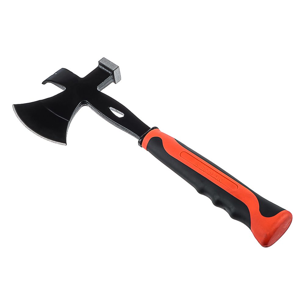 ЕРМАК Топор многофункциональный (молоток+гвоздодёр) 600г с 2х-компонентной рукояткой, арт.№ 617-368