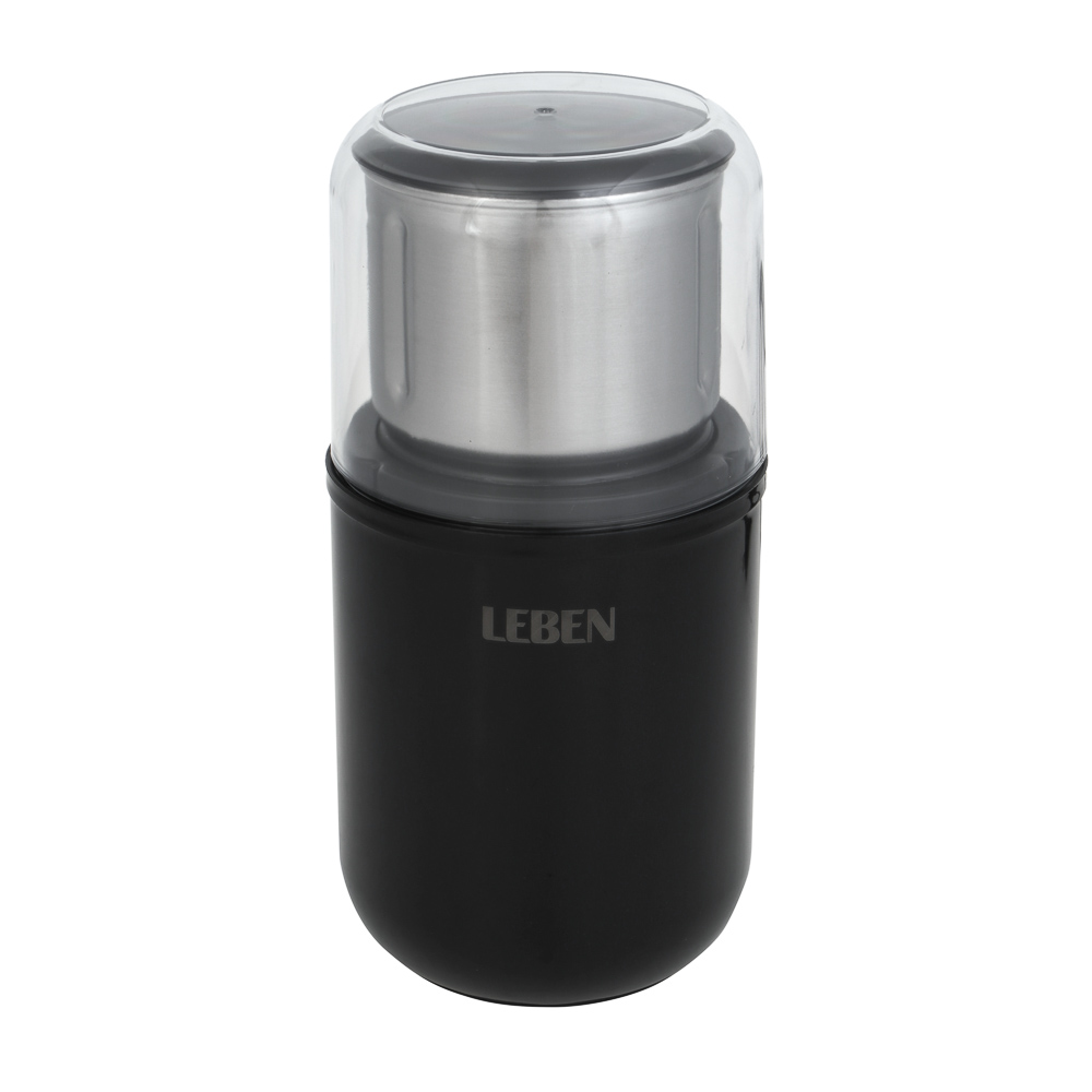 LEBEN Кофемолка со съемной чашей 200Вт, загрузка 65г, пластик, металл, 220в, арт.№ 286-047