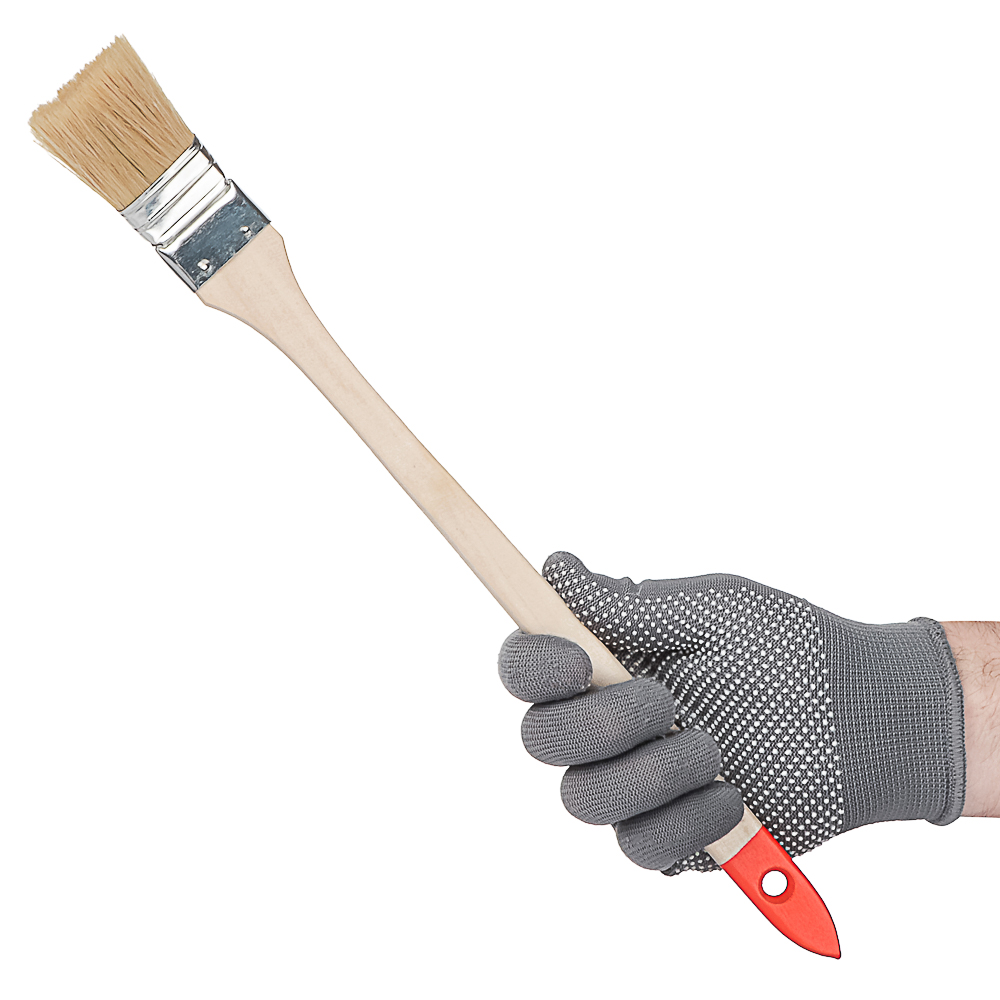 ЕРМАК/Headman Кисть радиаторная плоская нат. щетина 1,5" (38мм), арт.№ 682-045