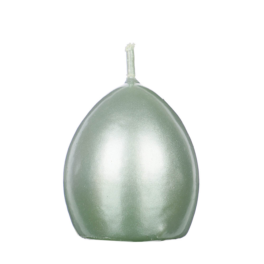 Свеча парафиновая в форме яйца,5 цветов 5,5x4,5 см, арт.№ 527-006