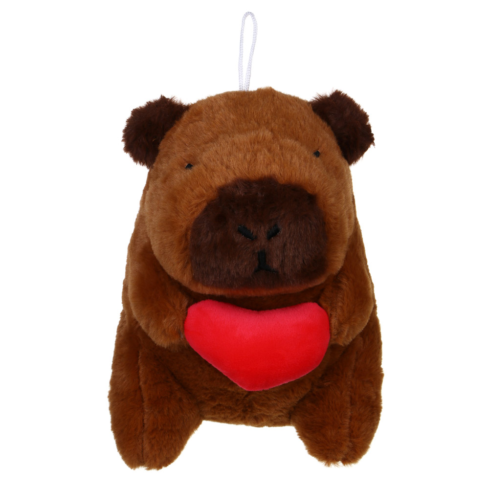 ИГРОЛЕНД Игрушка мягкая "Капибара", 20 см, полиэстер, 4 вида, арт.№ 264-145