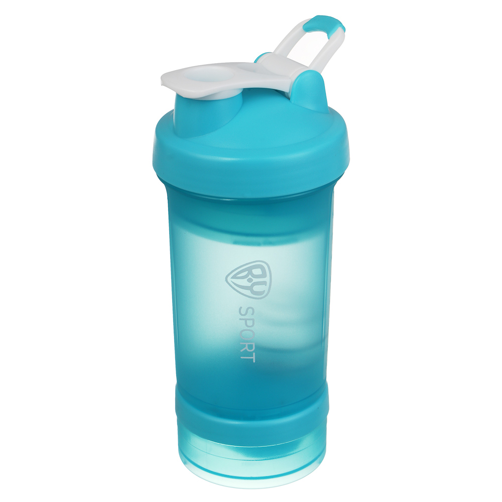 Спортивный шейкер 3 в 1, тм BY SPORT, 500 мл, 26х8см, PC, 3 цвета, арт.№ 088-155