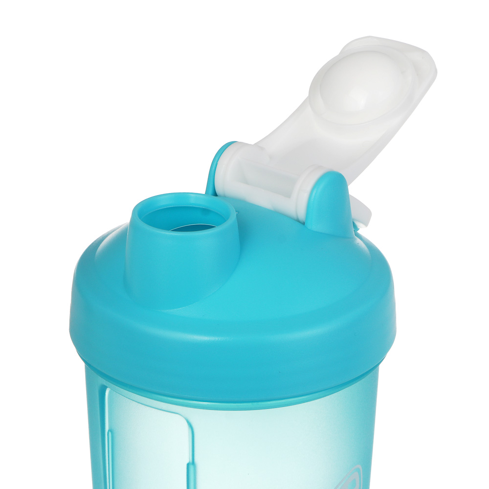 Спортивный шейкер 3 в 1, тм BY SPORT, 500 мл, 26х8см, PC, 3 цвета, арт.№ 088-155