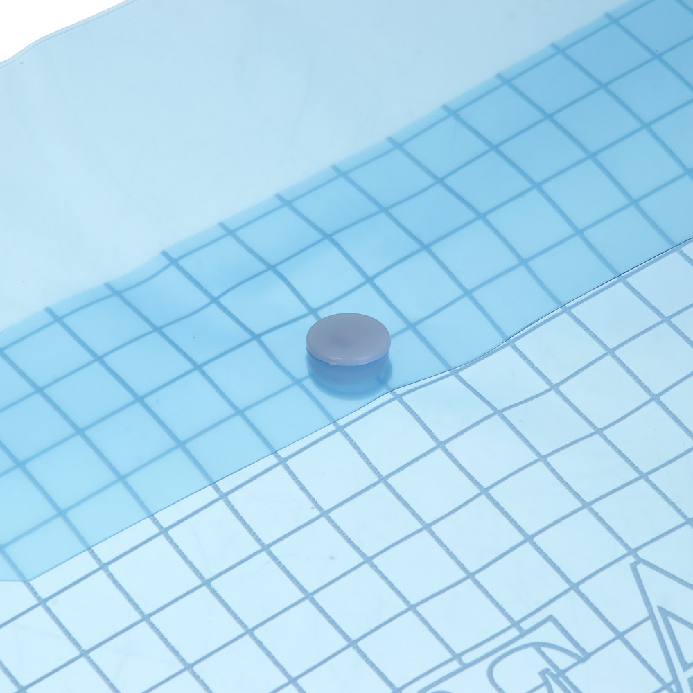 Папка на кнопке А4, 32x23см, толщина 0,12 мм, ассорти 4 цвета, арт.№ 532-074