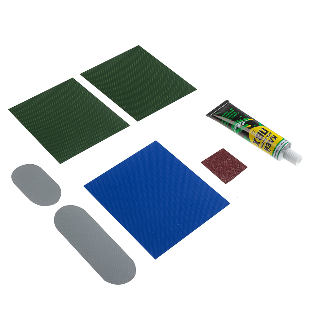 Ремкомплект для ПВХ лодок и матрасов тм AZOR FISHING, в тубусе, арт.№ 147-032