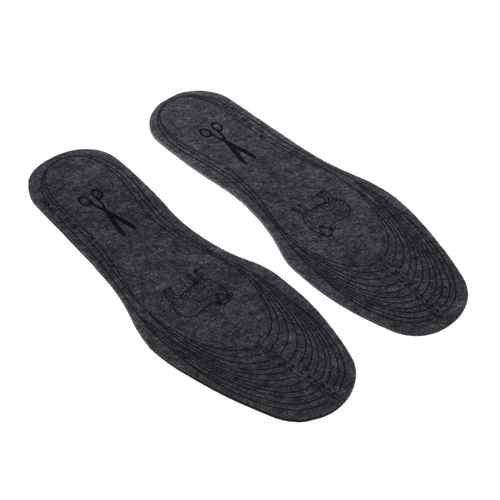 Стельки для обуви зимние тм STREETWISE, войлок, р 36-47, арт.№ 459-257