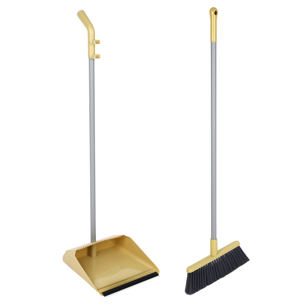 Набор для уборки с щеткой и совком тм VETTA, щетка: 88х26 см, совок: 83,5х25 см, полипропилен, арт.№ 445-006