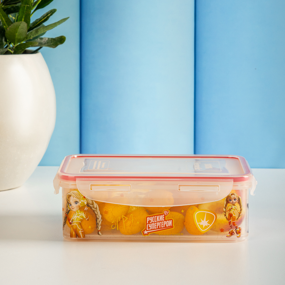 BY Русские Супергерои Контейнер герметичный для пищевых продуктов 1,1л, арт.№ 861-463