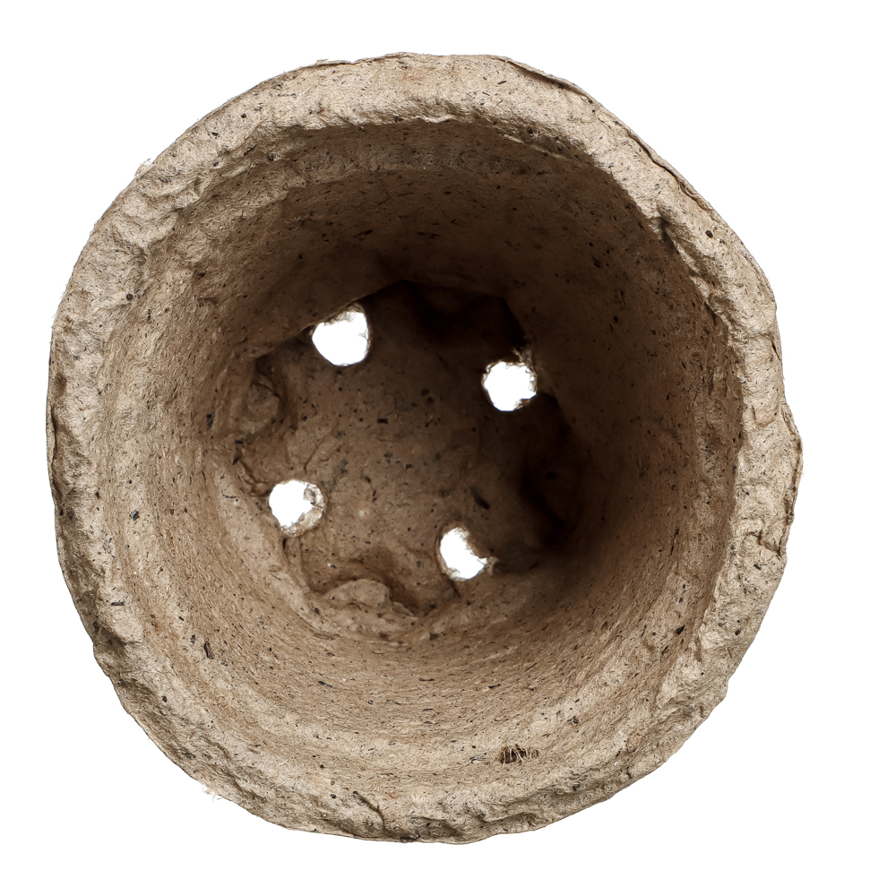 Набор торфяных горшочков 80x80мм 10шт, арт.№ 165-026