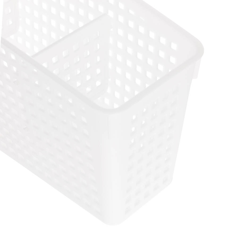 Органайзер Лофт с перегородками 245х95х140 мм белый, серый, арт.№ 457-855