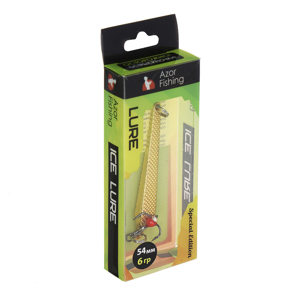 Блесна отвесная "Искорка" тм AZOR FISHING, 5 видов, арт.№ 125-116