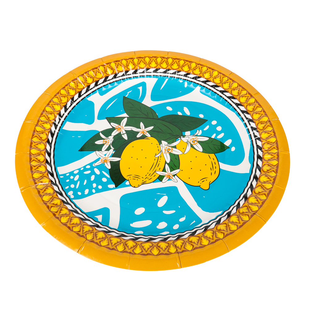 Набор бумажных тарелок 18 см 6шт, Арт Л, арт.№ 530-309