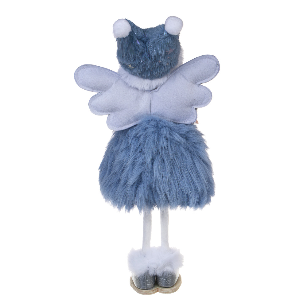 СНОУ БУМ Сувенир Ангелочек 20x8x40 см, полиэстер, синий, арт.№ 140-124