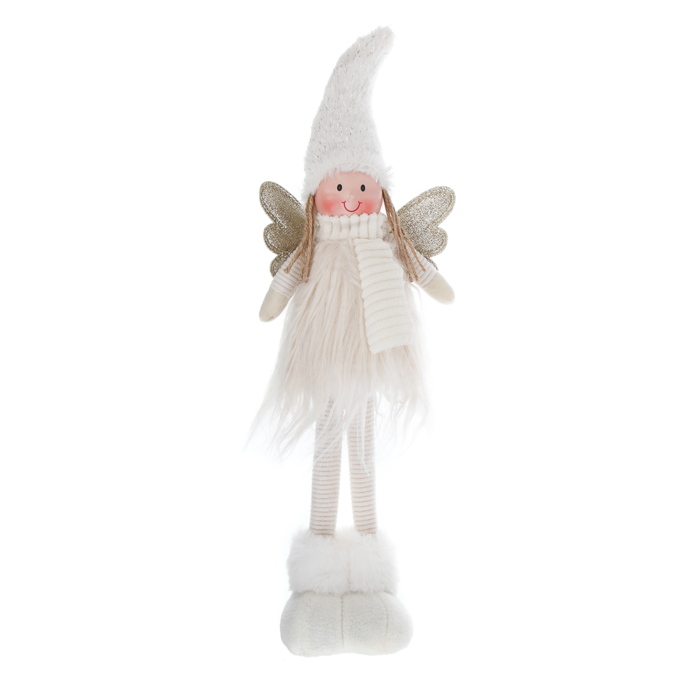 СНОУ БУМ Фигура декоративная "Ангелочек" 43 см, полиэстер, арт.№ 140-128