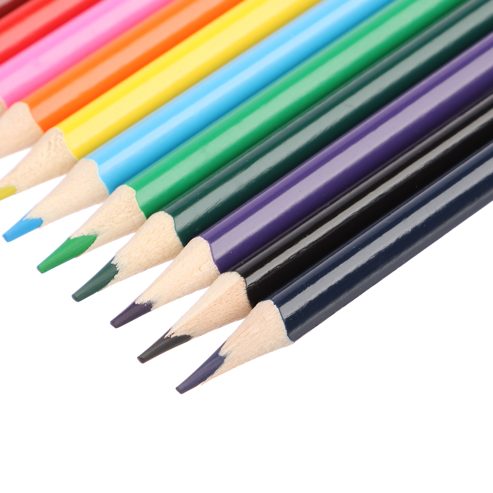 Карандаши 12цв. ClipStudio Альфа 3-гранные заточ., дерево, 2М, улучш.прокрас, к/к, ПРЕМИУМ, арт.№ 228-157